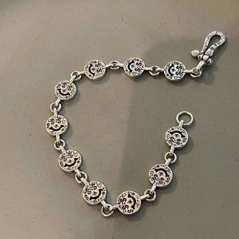 Retro Graffiti Hip Hop Bracelet-4