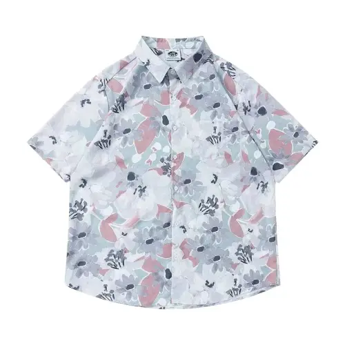 Floral Print Short-sleeved Shirt