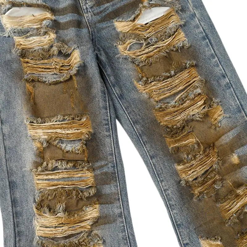 Destroyed Washed Jeans-3