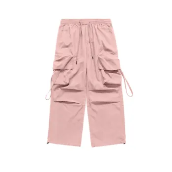 Large Pocket Wide Leg Pants