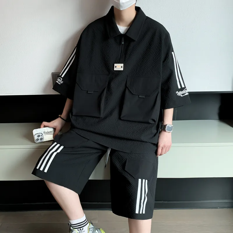 Pure Cotton Sports Suit-5