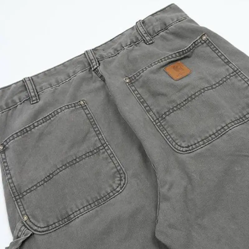 Vibe Style Brown Pants Logging Crane Pants-7
