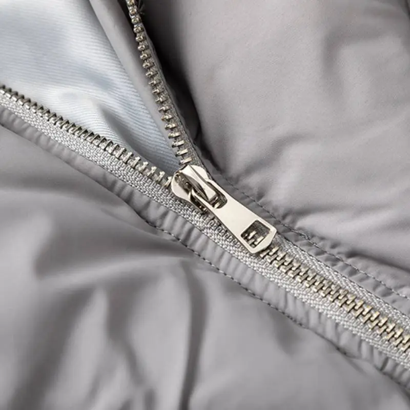 Cutting edge Warmth retaining Stand up Collar Niche Cotton Jacket-3