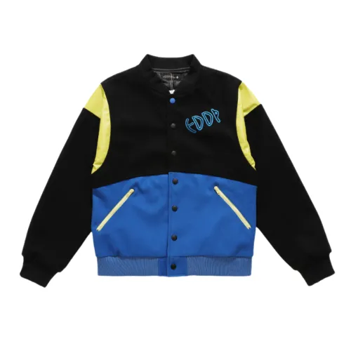 Hip-Hop Loose Button Baseball Jacket