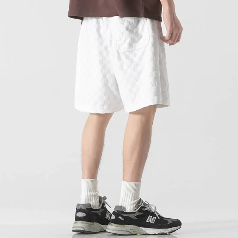 Cropped Solid Color Thin Slacks Wear Shorts-11