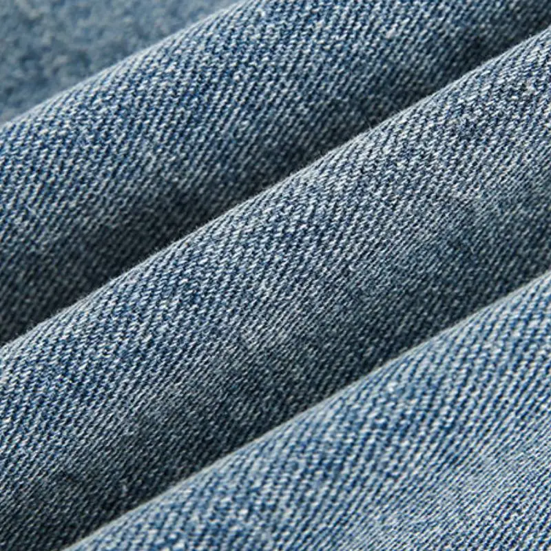 WashedSplicing Denim Vest-5