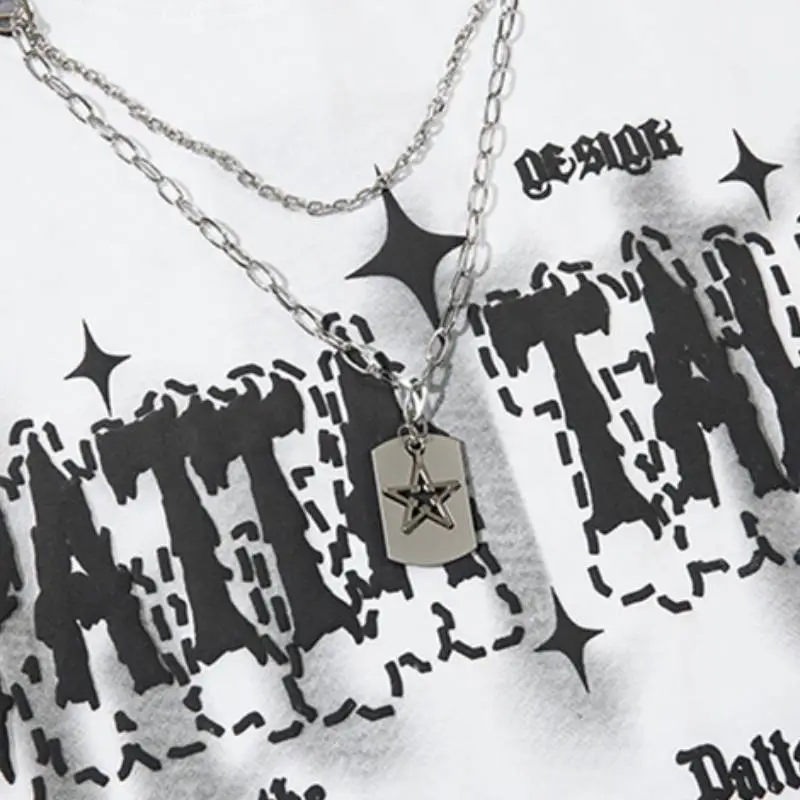 Hiphop Letter Dizzy Long sleeved Sweater-4