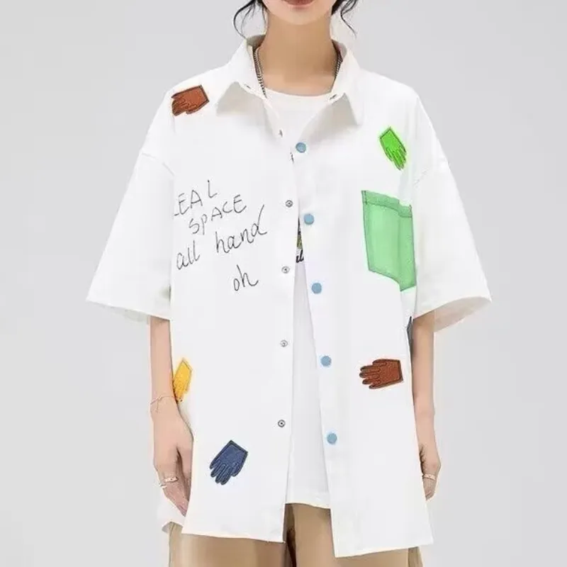 Retro Loose Niche Shirt-4
