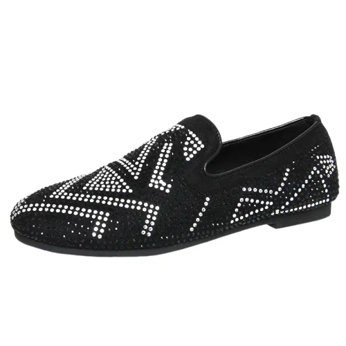 Rhinestone Punk Shoes