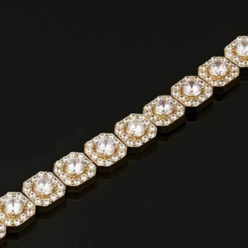 Hip Hop Zircon Bracelet-3