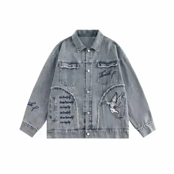 Embroidered Loose Jacket