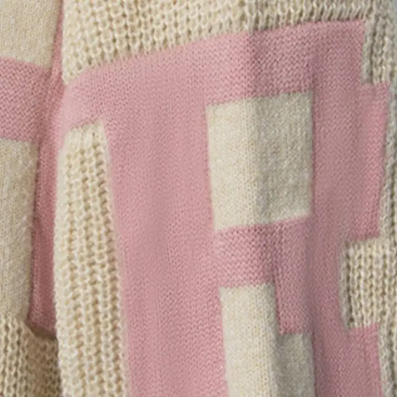 Retro High end Hooded Knitted Sweater-4