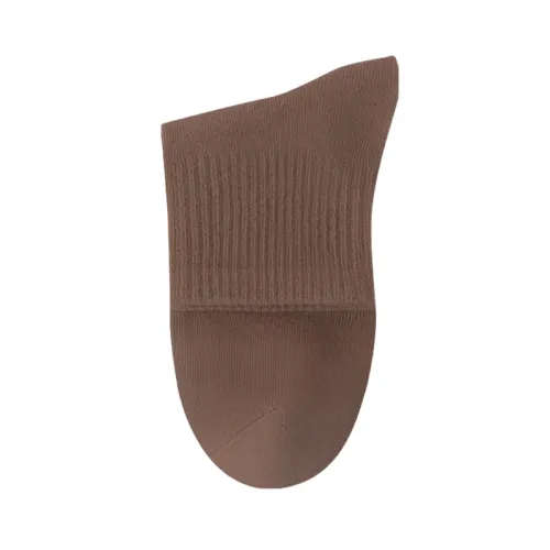 Casual Plain Mid-Calf Sock