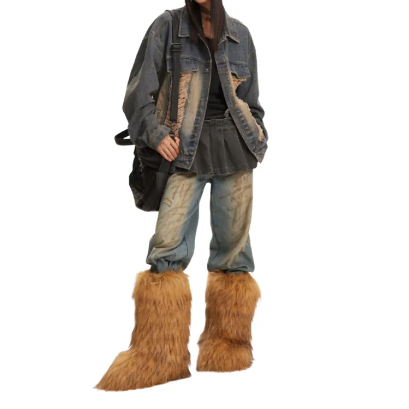 Retro Spice Tooling High Street Denim Jacket-2