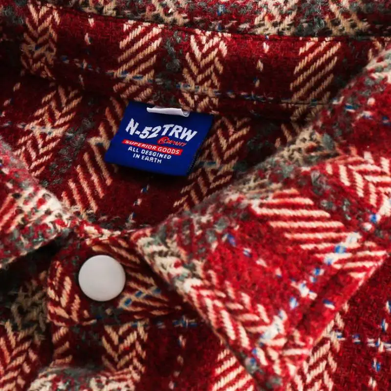 Trendy Retro Plaid Loose Jacket-10