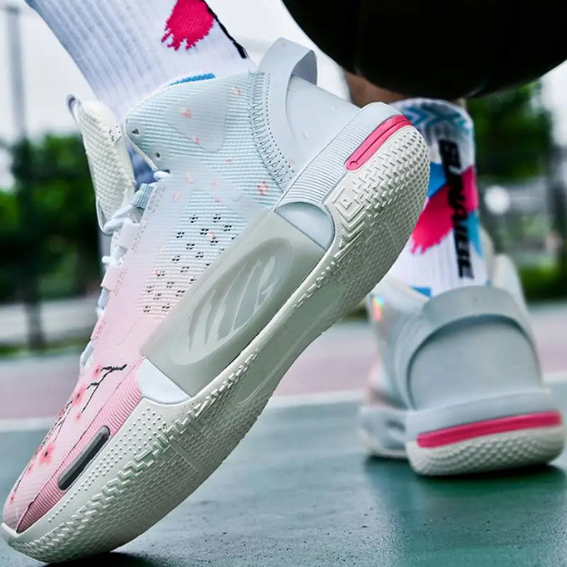 Breathable Hollow Mesh Basketball Shoes-10