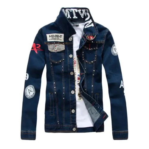 Denim Jacket Slim-fit Jeans Rivet Denim Top