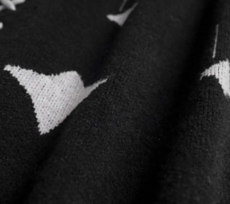 Meteor Falling Loose Crewneck Knitted Sweater-5