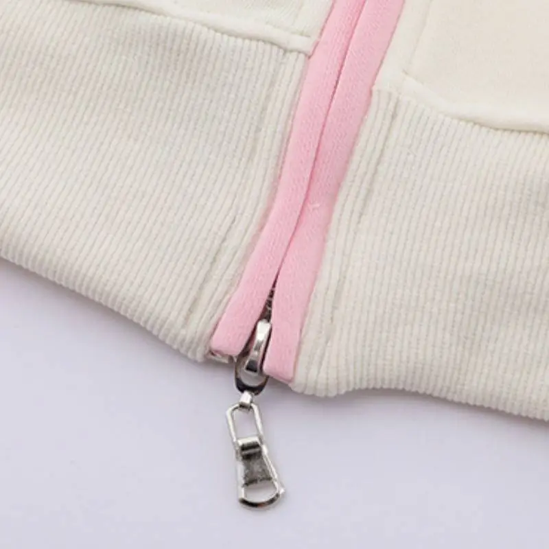 Fashion Brand Star Embroidered Loose Sweatshirt Coat-3