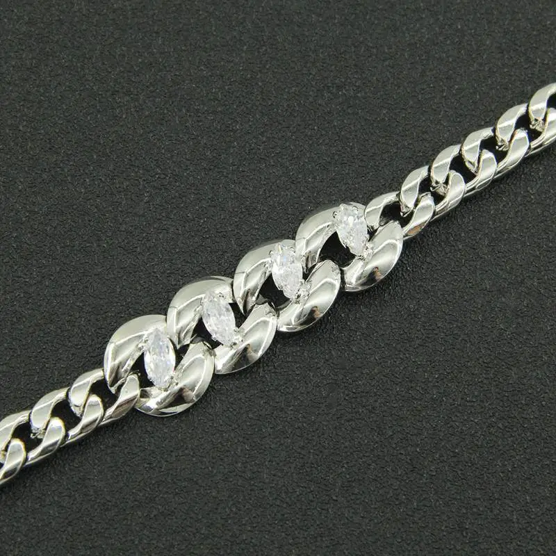 Double Layer Bead Chain Decorative Necklace-2