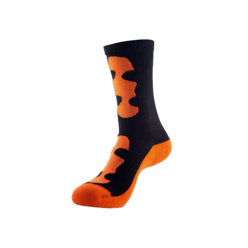 DS Original Niche Skate Socks-Black Orange