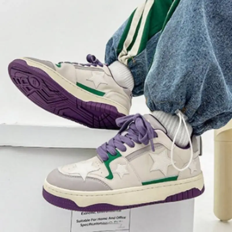 Trend Fashionable Star Casual Skate Shoes-9