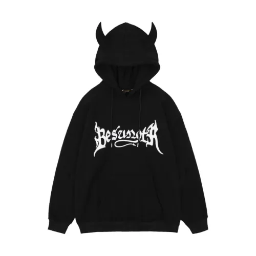 Hiphop Horn Wings Hooded Sweater