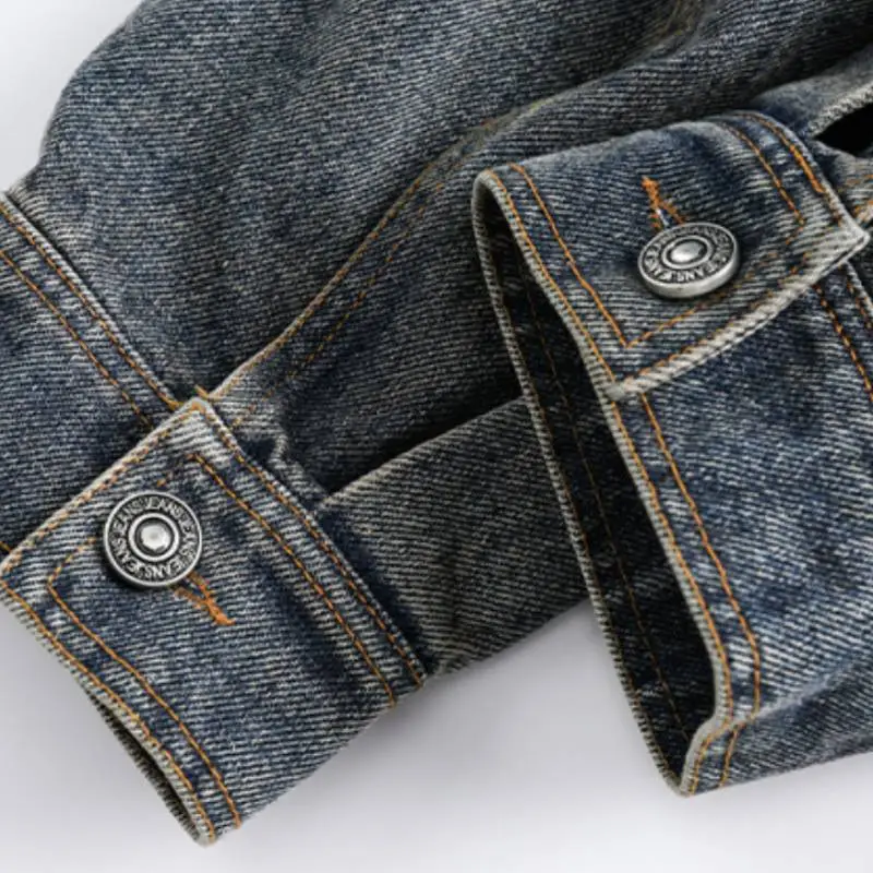 Retro Spice Tooling High Street Denim Jacket-4