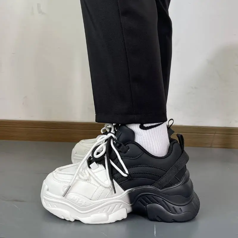 Ins Style Sneakers with Height Boost-4