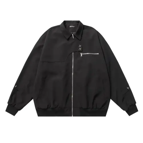 Zipper Flight Suit Jacket