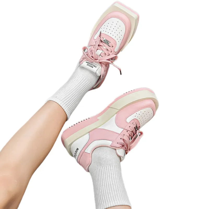 Mandarin Duck Square Round toe Sneakers-12