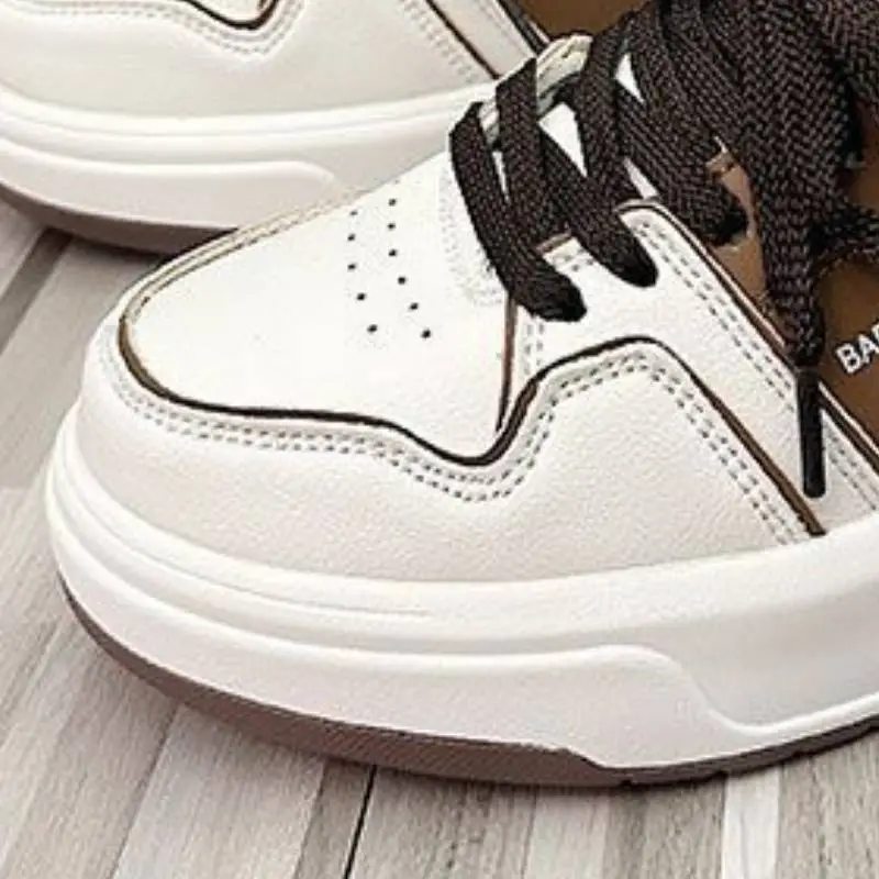 Niche Casual Platform Height Increasing Bread Shoes-3