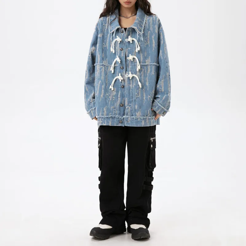 Ripped Denim Jacket-2