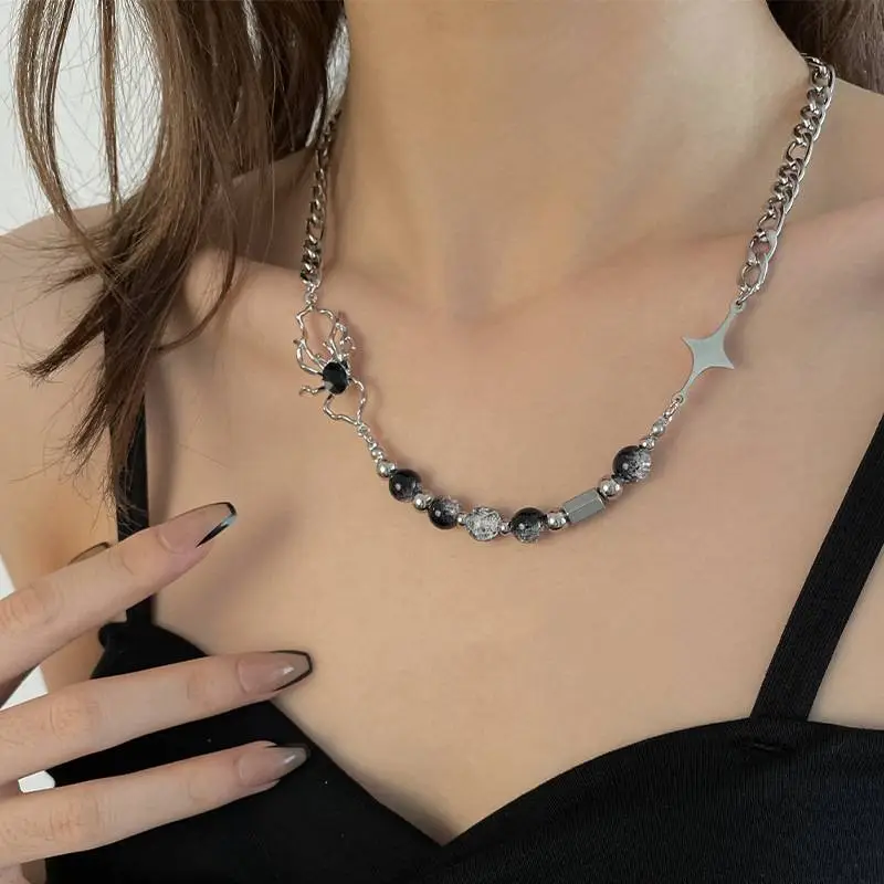 Spider Splicing Necklace-1