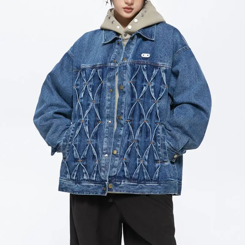Denim Loose Fashion Retro Jacket-2