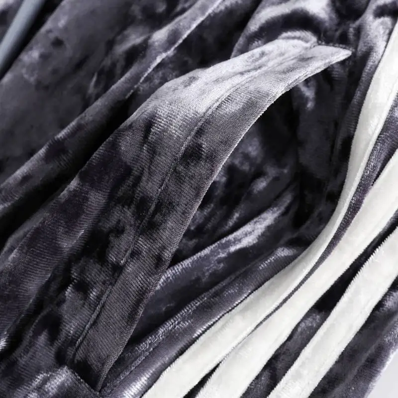 Retro Velvet Sweatpants-5