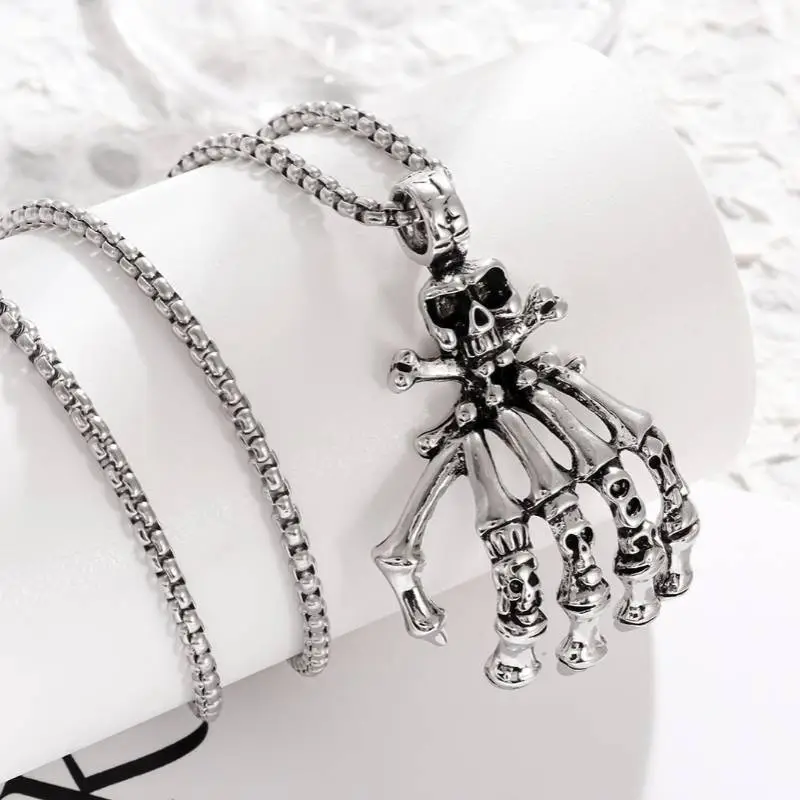 Skull Stainless Steel Necklace-1