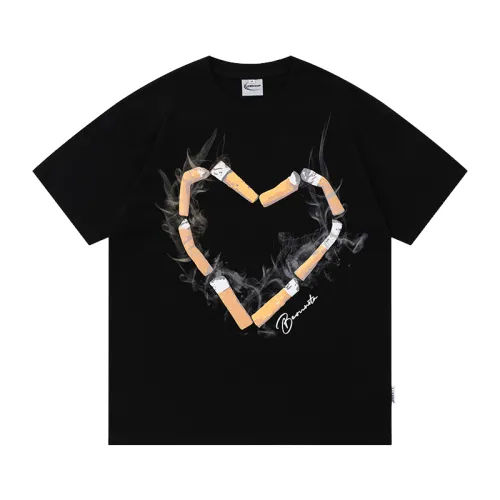 Heart-Shaped Cigarette Short-Sleeve T-Shirt