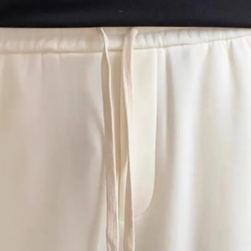 Trendy Straight Striped Sports Pants Apricot 2XL - POIZON