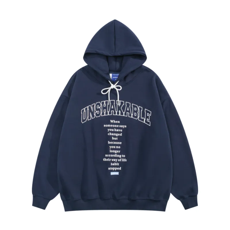 Vintage Fleece lined Thickened Hooded Sweater-0