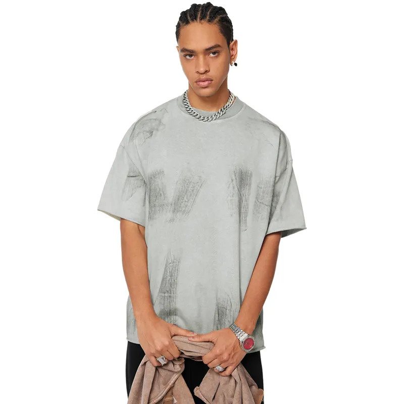 Trendy Wash Vintage T Shirt-4