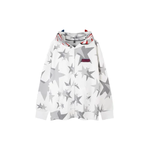 Demon Horn Star Pattern Design Hooded Wear