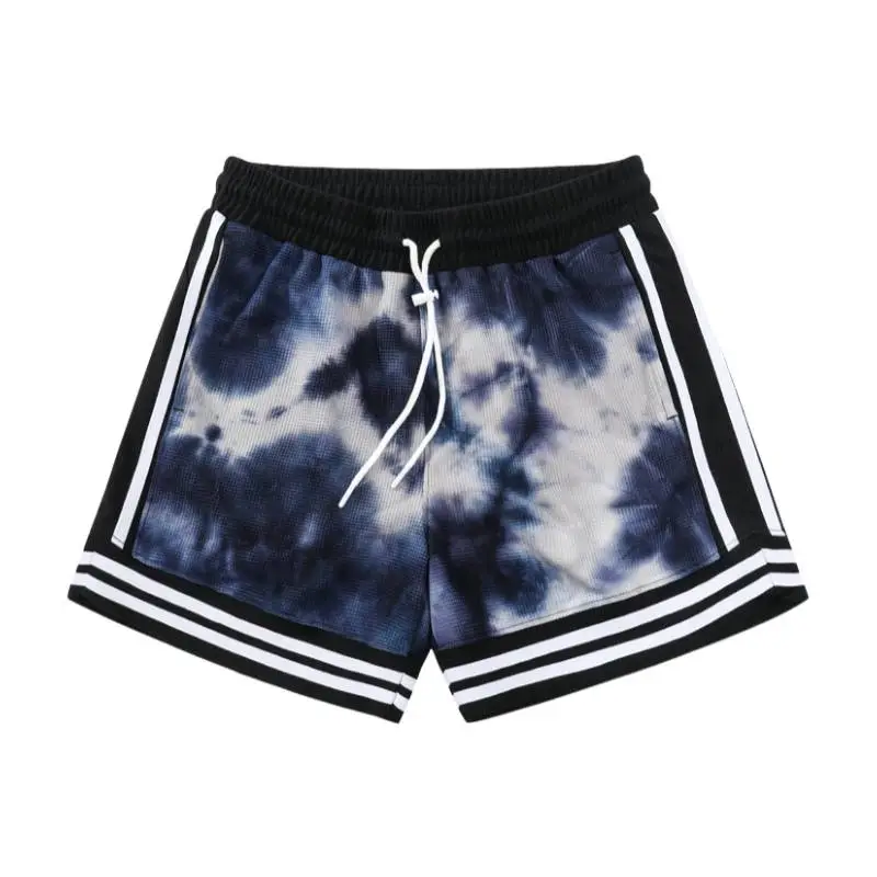 Tie Dye Versatile Mesh Breathable Shorts-0