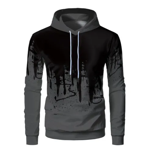 Inkjet Printing Dyeing Hooded Sweater