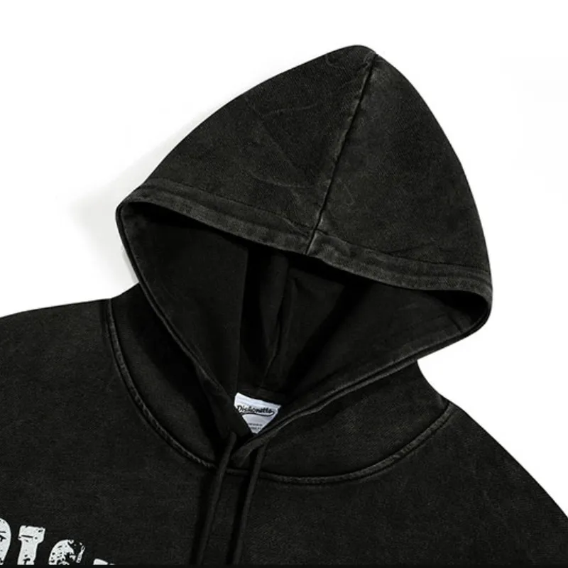 Retro Hiphop Printed Oversize Hoodie-4