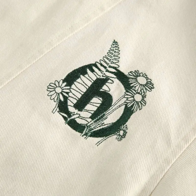 Tide Brand Embroidered Leather Jacket-6