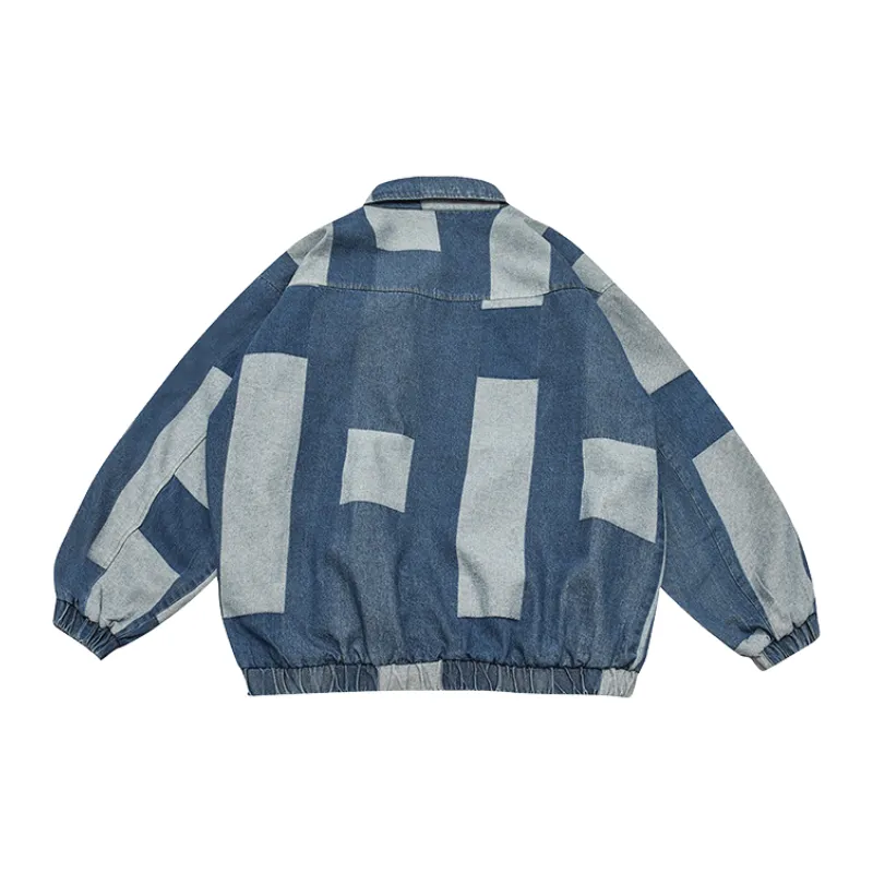 Full Print Colorblock Laps Jacket-1