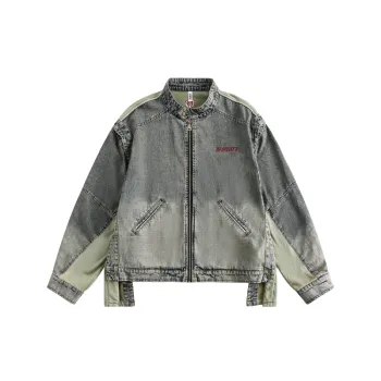 Fashion Street Two Sleeve Detachable Creative Distinctive Denim Jacket