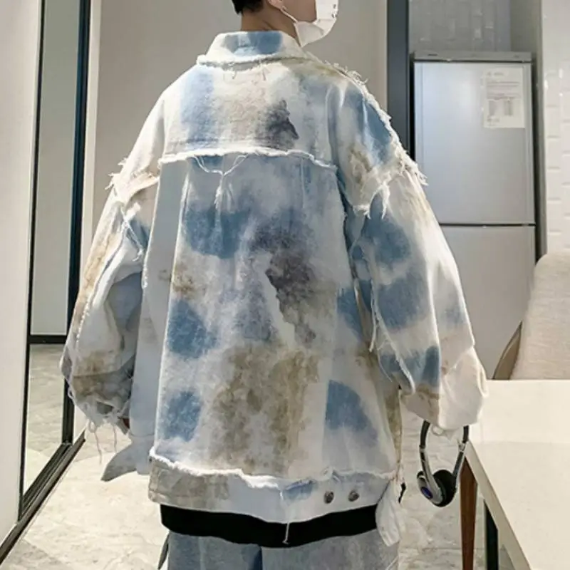 Tie Dyed Denim Jacket-1