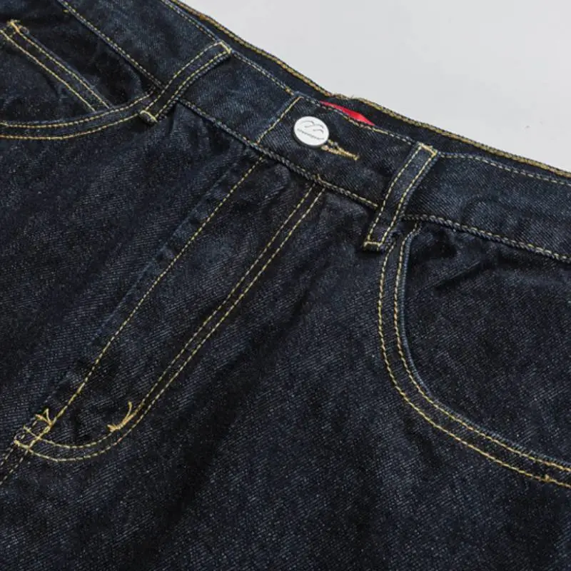 Embroidered Straight Loose Casual Pants-4